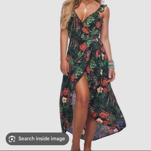 Izzy & Lola Floral Wrap Maxi Dress
